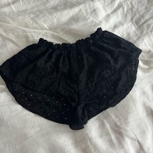 Are you am I black shorts